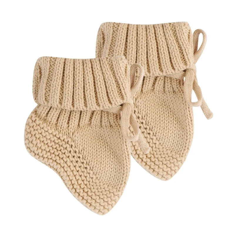 Infant Bootie Knitted Warm Baby Socks Unisex 0 to 6 Months