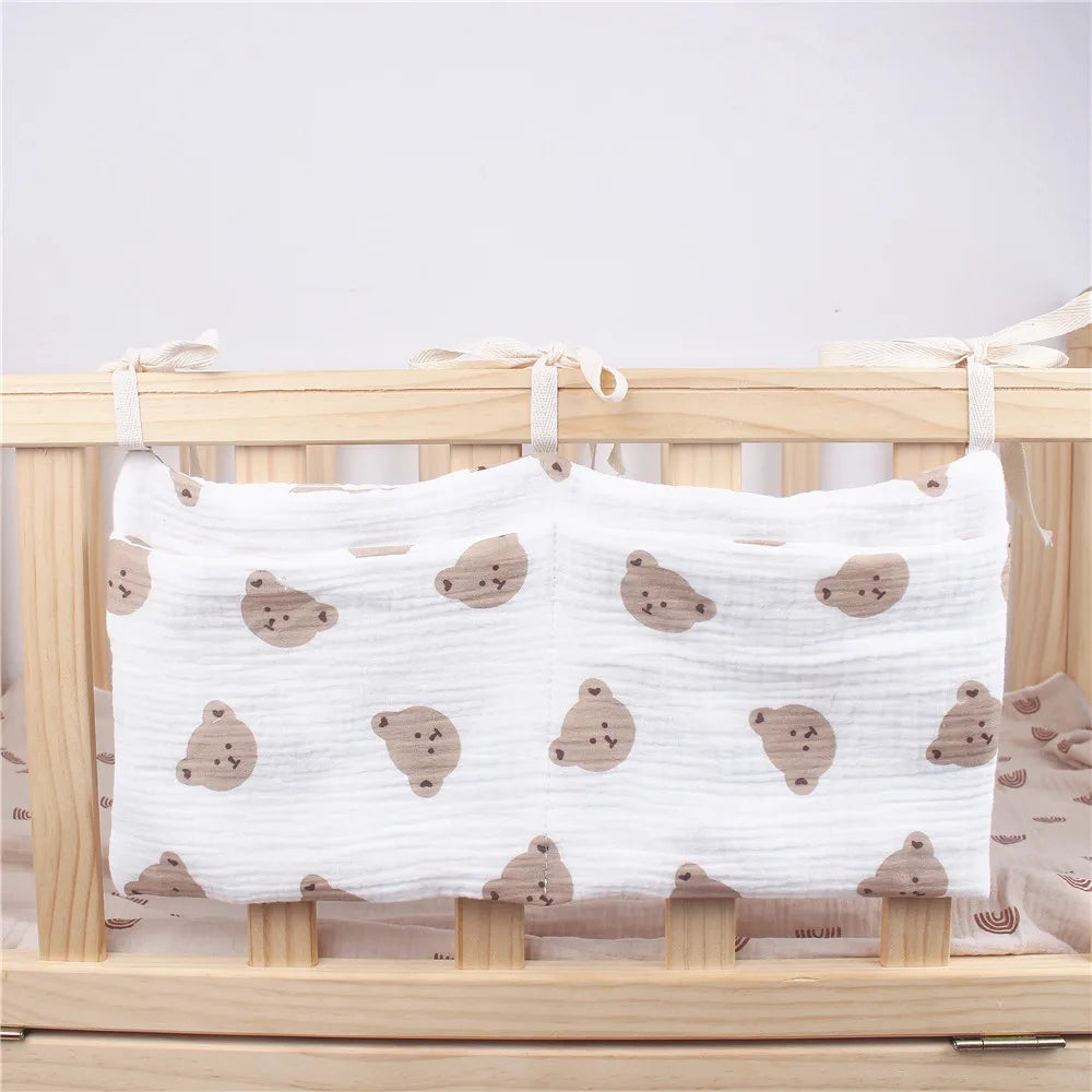 Portable Baby Crib Storage Bag Nappy Organizer Multifunctional Newborn