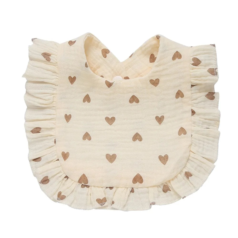 Creative Cotton Newborn Bibs Soft Material Absorbent Infant Burp Cloths Colorful Drool Bandana Baby Stuff