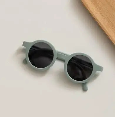 Classic Ins Folding Sunglasses Children Designer Pink Round Frame Sun Glasses Girls Boy Goggles Student Eyewear Lentes Sol Mujer
