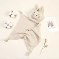 Cute Doll Solid Color Baby Comfort Blanket Baby Cotton Muslim Linen Children's Sleep Soothing Towel Baby Saliva Towel