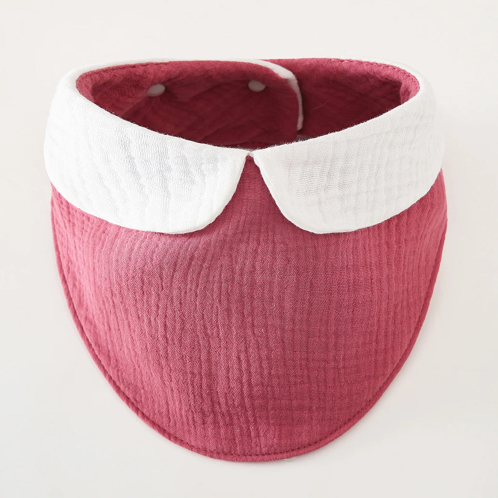 Baby Bibs Gauze Bibs 6 Layer Pure CottonRound 360 Degree Rotation Saliva Towel Infant Feeding Apron Newborn Stuff