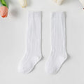 Summer Baby Girls Socks Toddlers Kids Long Knee High Mesh Thin Socks Hollow Out Soft Cotton Infant Socken For 0-8Years