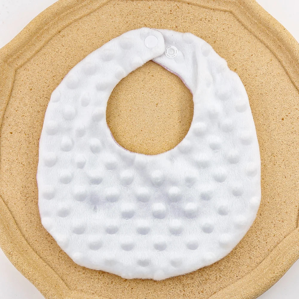 Flower Print Baby Bib Stuff Cotton Adjustable Snap Bandana Scarf for Kids Newborn Boys Girls Feeding Saliva Towel Burp Cloth