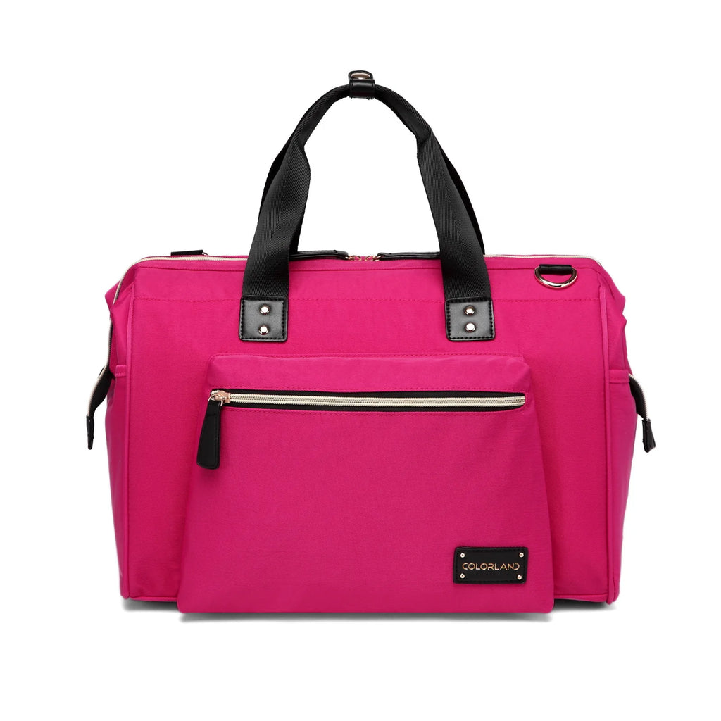 Colorland Stylish Large Multi-function Waterproof Messenger Tote Baby Diaper Bag Nappy Changing Bag+Changing Pad