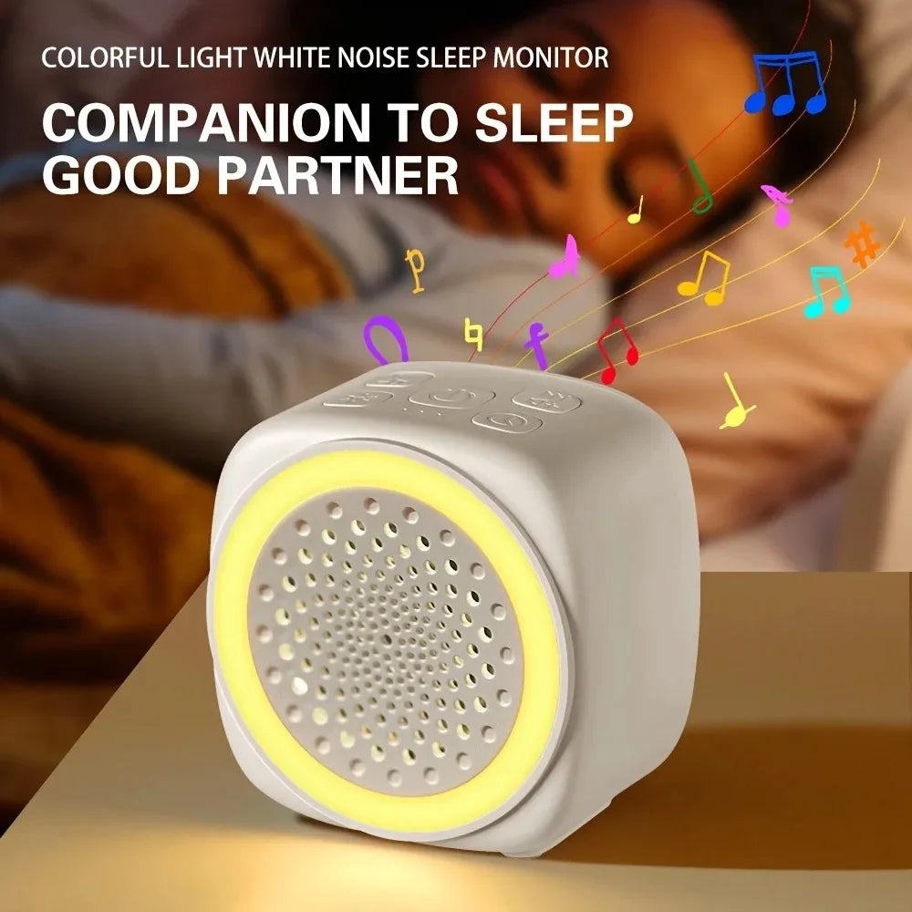 Baby Sleeping White Noise Machine Automatic Sleep Aid with 26 Soothing Music White Noise Sleep Night Light For Bedroom Stroller