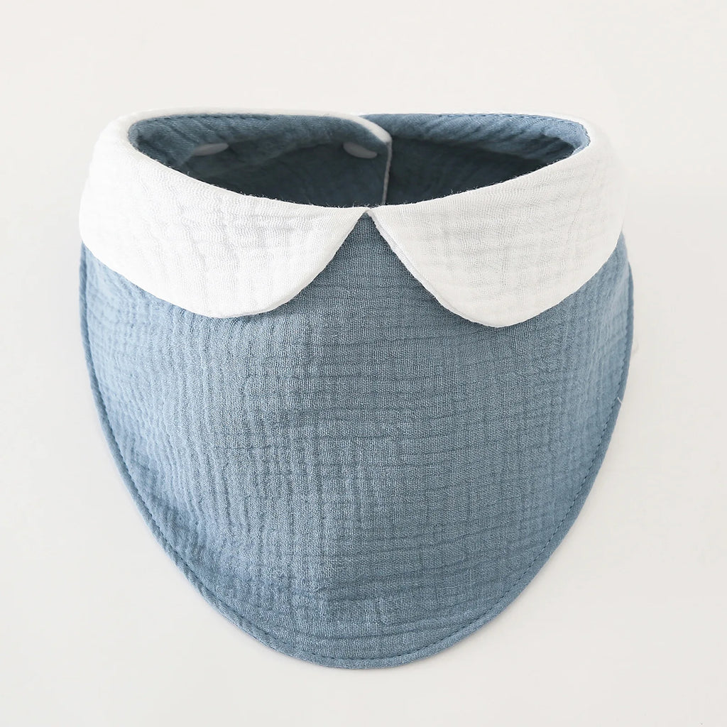 Baby Bibs Gauze Bibs 6 Layer Pure CottonRound 360 Degree Rotation Saliva Towel Infant Feeding Apron Newborn Stuff