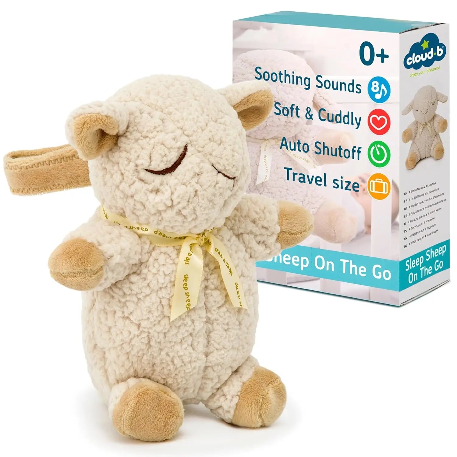 Portable White Noise Machine with Adjustable Sounds & Auto-Off Timer | Perfect for Baby Sleep & Travel