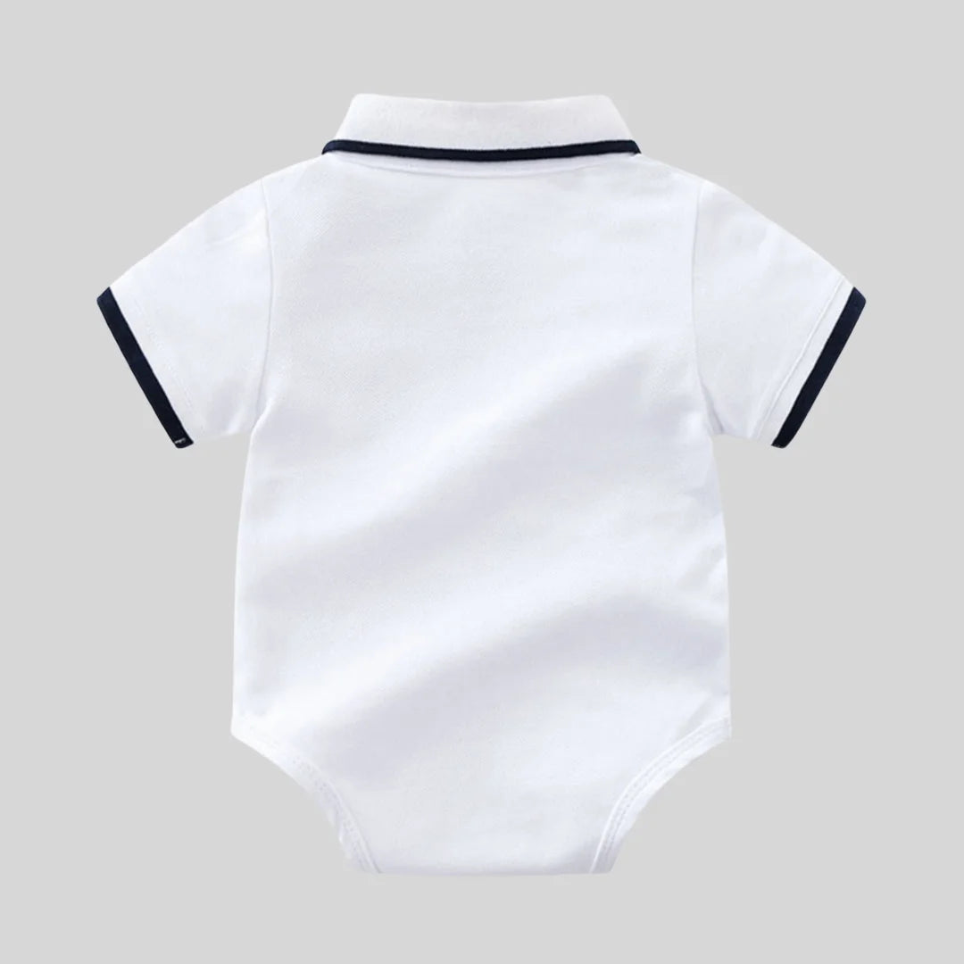 9 12 18 24 36M Boys Summer Daily Clothes Infant Short Sleeve Bodysuit with Pocket Shorts 2PCS Toddler Cotton Outfit Sets