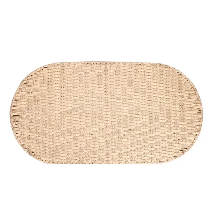 Cotton Rope Handmade Woven Baby Moses Basket with Handle