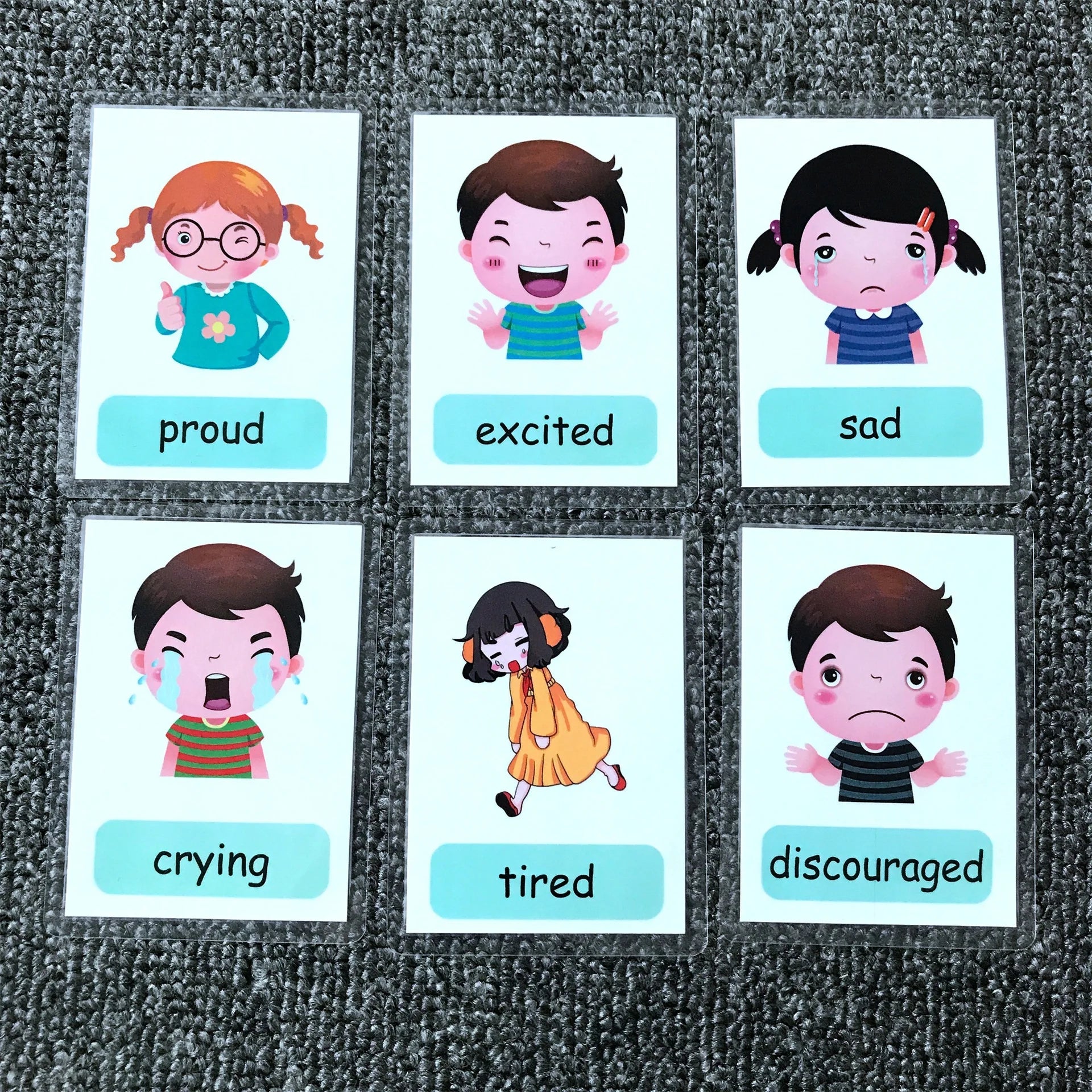 Montessori Kids Learning Flashcards Early Educational Cards
