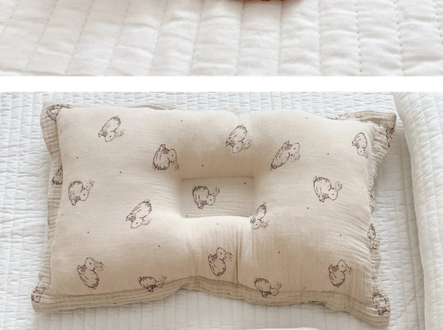Bunny Print Cotton Muslin Quilt for Winter Autumn Baby Crib Quilts Blanket Toddler Comforter Newborn Sleeping Cover