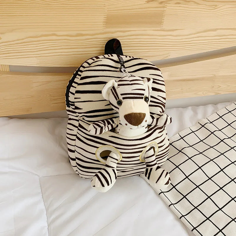 Baby Safety Harness Walker Strap Anti Lost Children Backpack Cute Cartoon Animal Traction  Plush With 100cm Rope