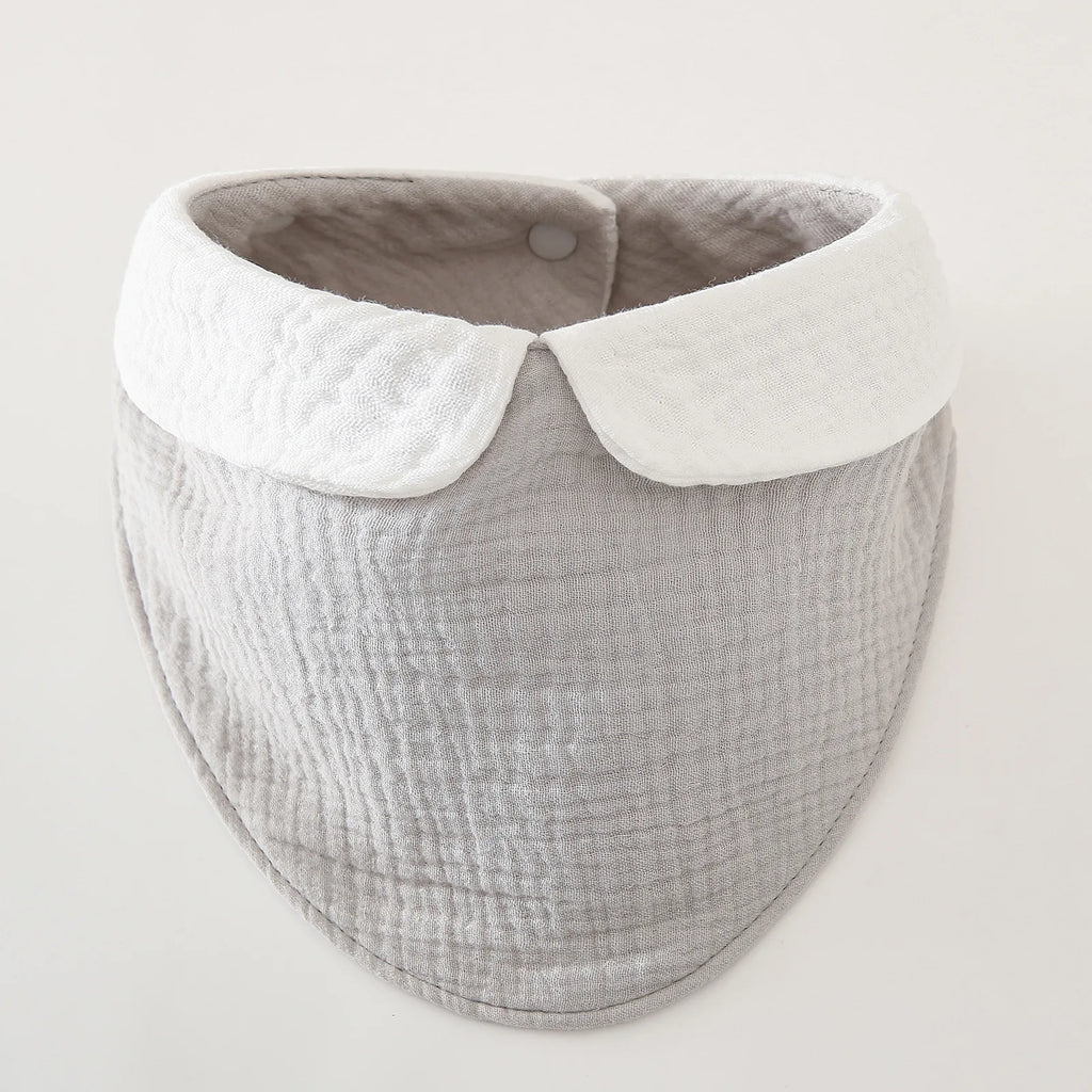 Baby Bibs Gauze Bibs 6 Layer Pure CottonRound 360 Degree Rotation Saliva Towel Infant Feeding Apron Newborn Stuff