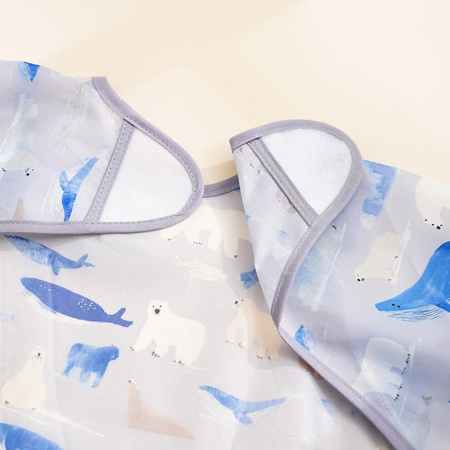 1 Pc Waterproof Baby Feeding Bib Cute Infant Eating Child Drawing Long Sleeves Apron Self Feeding Baby 0-3 Year