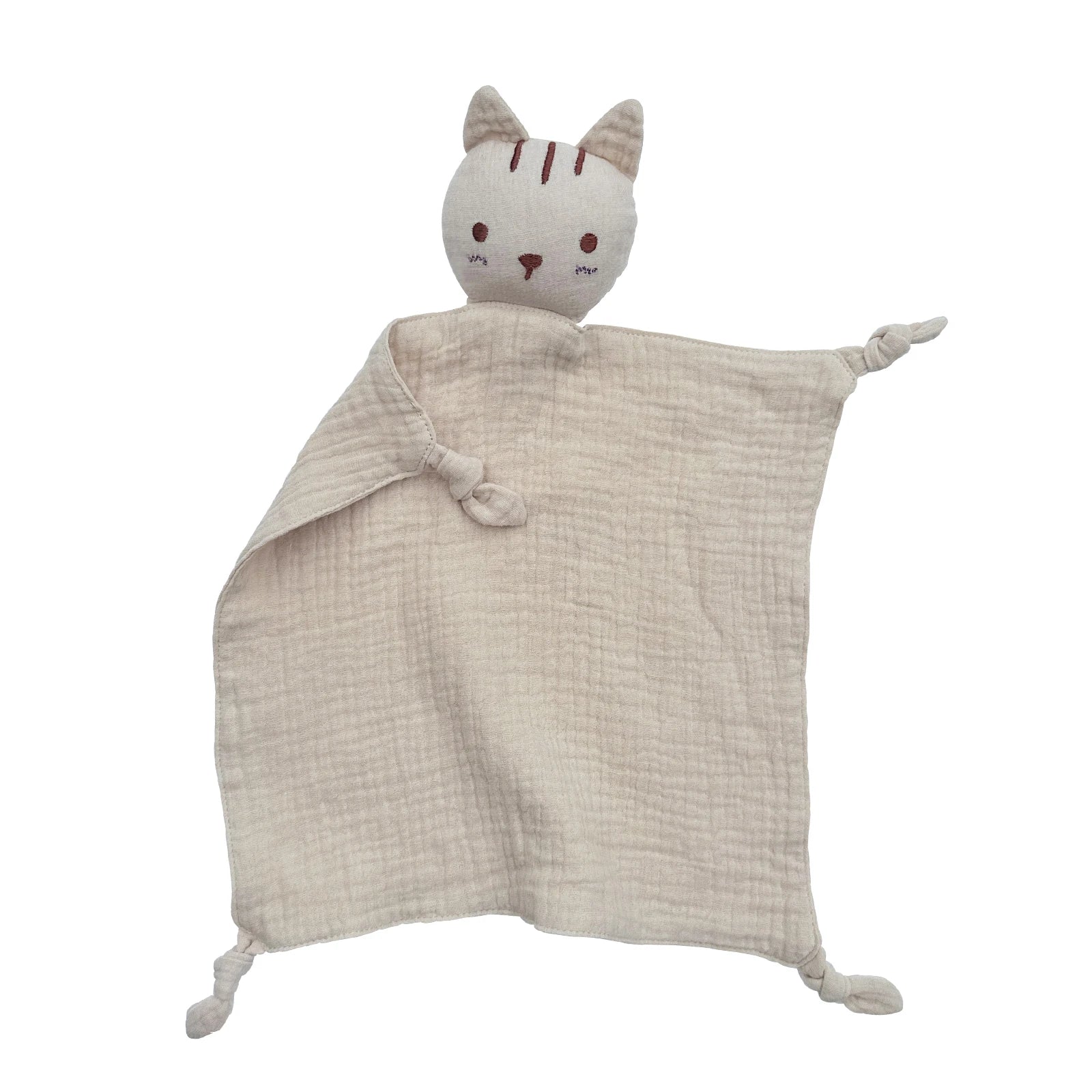 Muslin Baby Comfort Towel Cotton Comforter Blanket Soft Newborn Sleeping Dolls Kids Fashion Sleep Toy Soothe Appease Towel Bibs