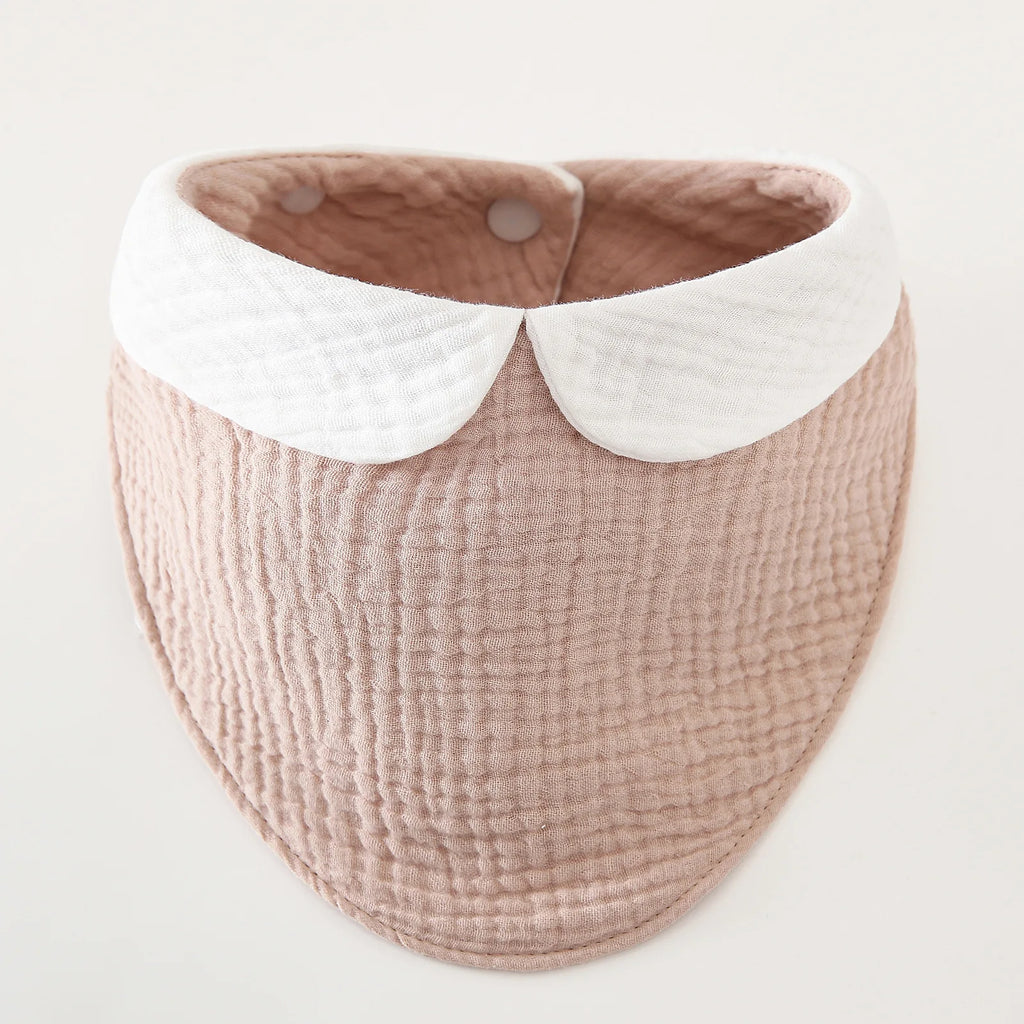 Baby Bibs Gauze Bibs 6 Layer Pure CottonRound 360 Degree Rotation Saliva Towel Infant Feeding Apron Newborn Stuff