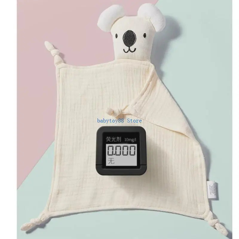 Y4UD Cotton Comforter Blanket Sleep Toy Newborns Soothe Appease Towel Cuddle Snuggle Toy Infant Baby Comforters Blanket