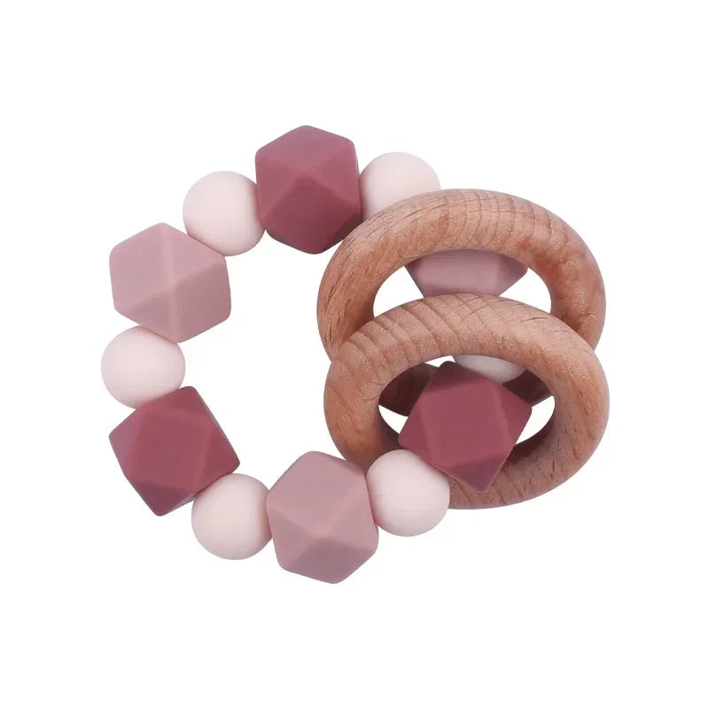 2ps Custom Baby Pacifier Clip Personalized Name Silicone Letter Dummy Holder Nipples Chains Infant Feeding Bracelet Teething Toy