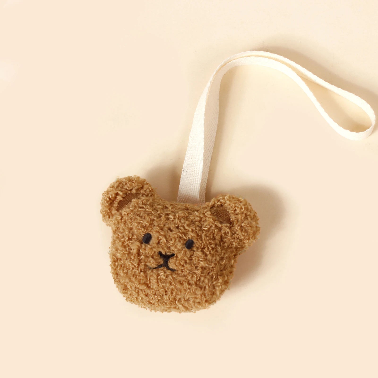 Fashion Teddy Pacifier Holder Baby Embroidered Bear Face Moon Clip For Newborn Kids Comforter Toys Toddler Gifts
