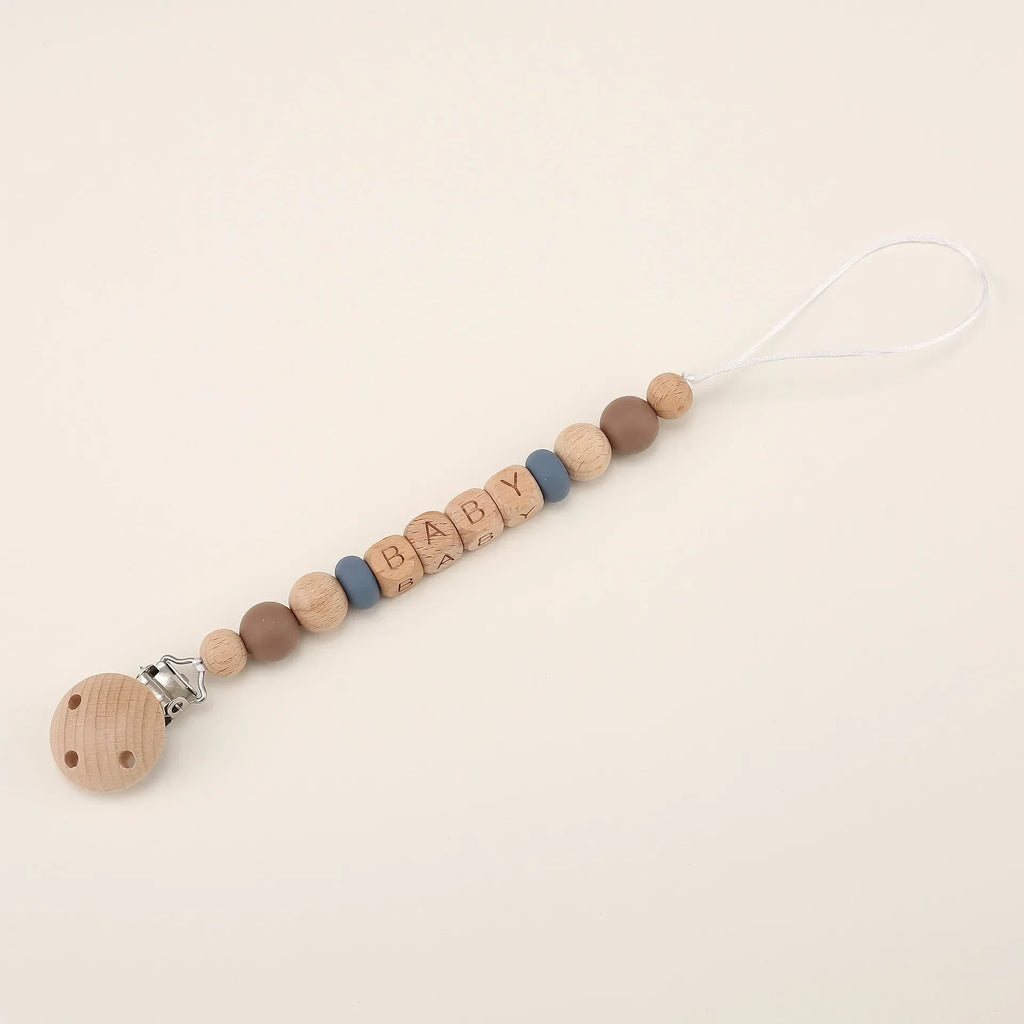 Baby Pacifier Clips Personalized Name Teethers Toys Dummy Nipples Holder Chain Babies Accessories Newborn Gift Pacifiers Chains