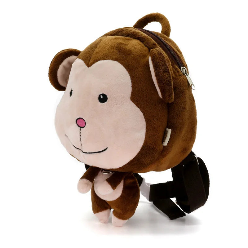 Baby Safety Harness Walker Strap Anti Lost Children Backpack Cute Cartoon Animal Traction  Plush With 100cm Rope