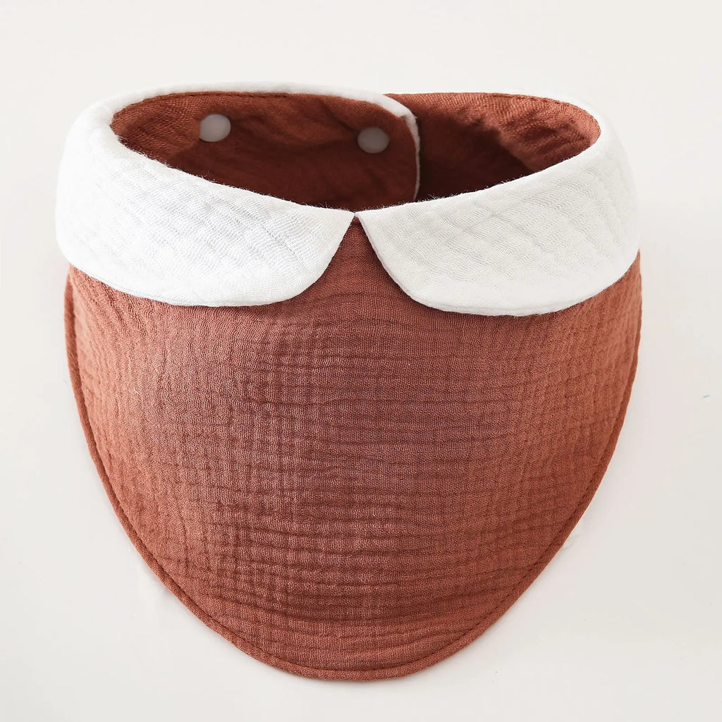 Baby Bibs Gauze Bibs 6 Layer Pure CottonRound 360 Degree Rotation Saliva Towel Infant Feeding Apron Newborn Stuff