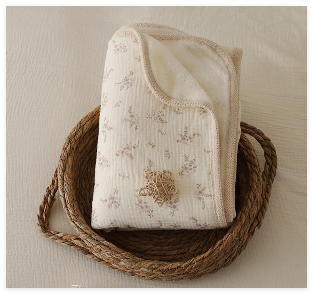 Fleece Baby Blanket Newborn Muslin Swaddle Blankets For Boys Girls Velvet Warm Baby Wrap Infant Bedding Crib Quilt Throw Blanket