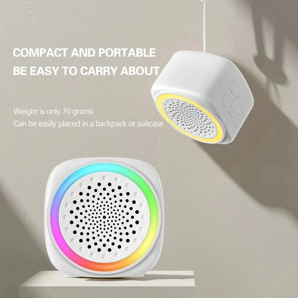 Baby Sleeping White Noise Machine Automatic Sleep Aid with 26 Soothing Music White Noise Sleep Night Light For Bedroom Stroller