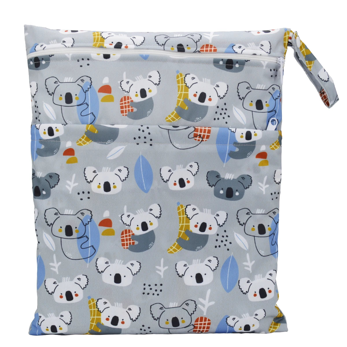 Wet Dry Bag With Two Zippered For Baby Diapers Nappies Waterproof Reusable 36cmx29cm