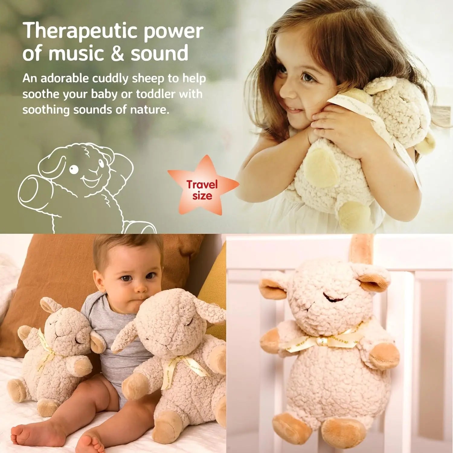 Portable White Noise Machine with Adjustable Sounds & Auto-Off Timer | Perfect for Baby Sleep & Travel