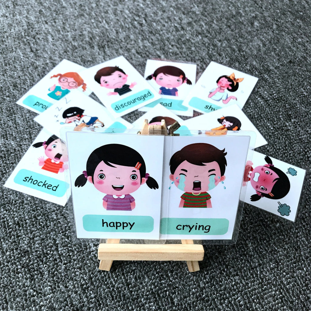 Montessori Kids Learning Flashcards Early Educational Cards