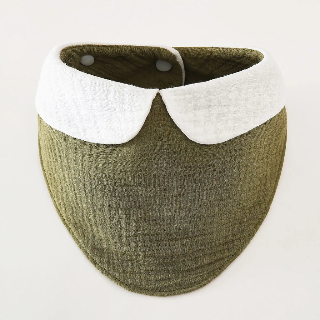 Baby Bibs Gauze Bibs 6 Layer Pure CottonRound 360 Degree Rotation Saliva Towel Infant Feeding Apron Newborn Stuff