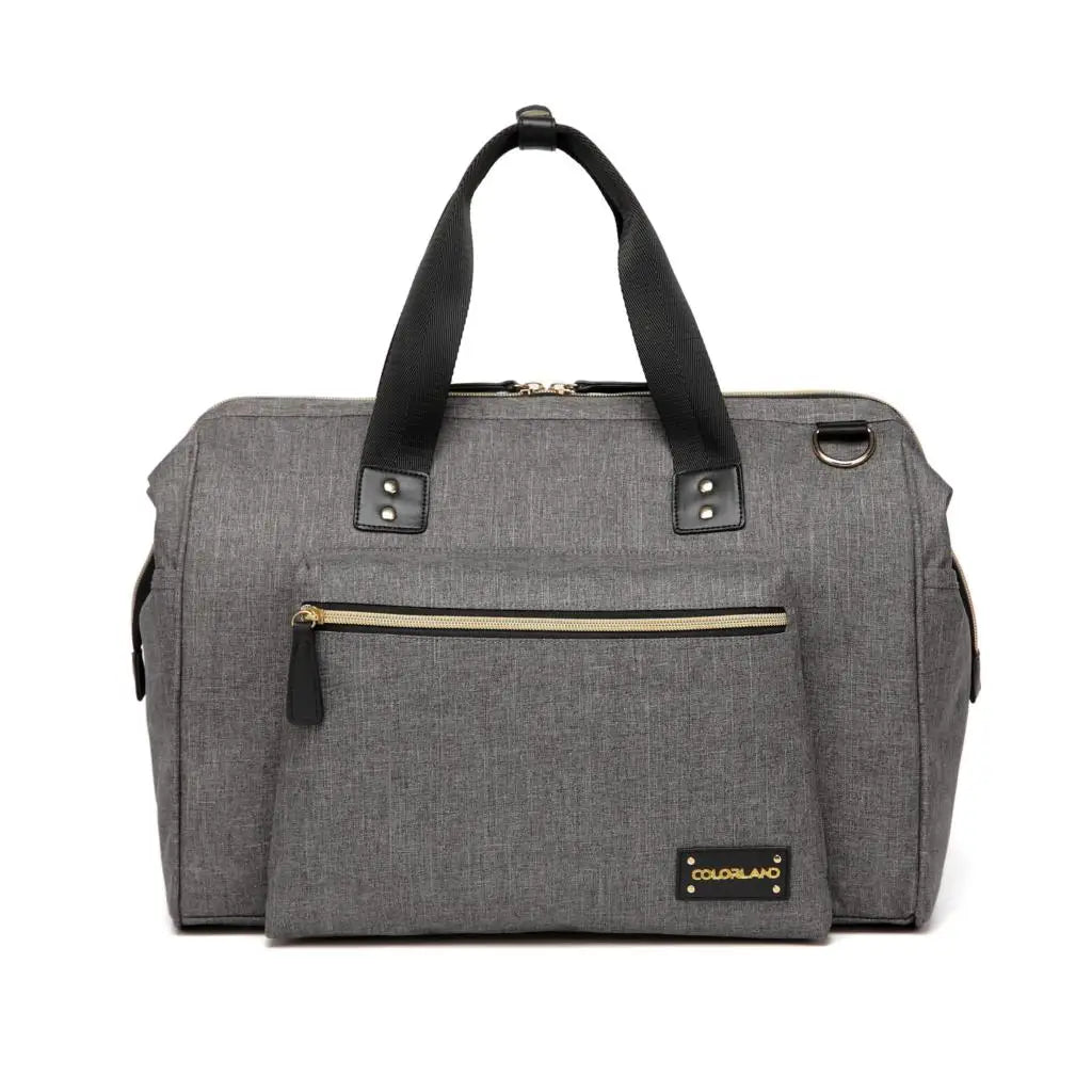 Colorland Stylish Large Multi-function Waterproof Messenger Tote Baby Diaper Bag Nappy Changing Bag+Changing Pad