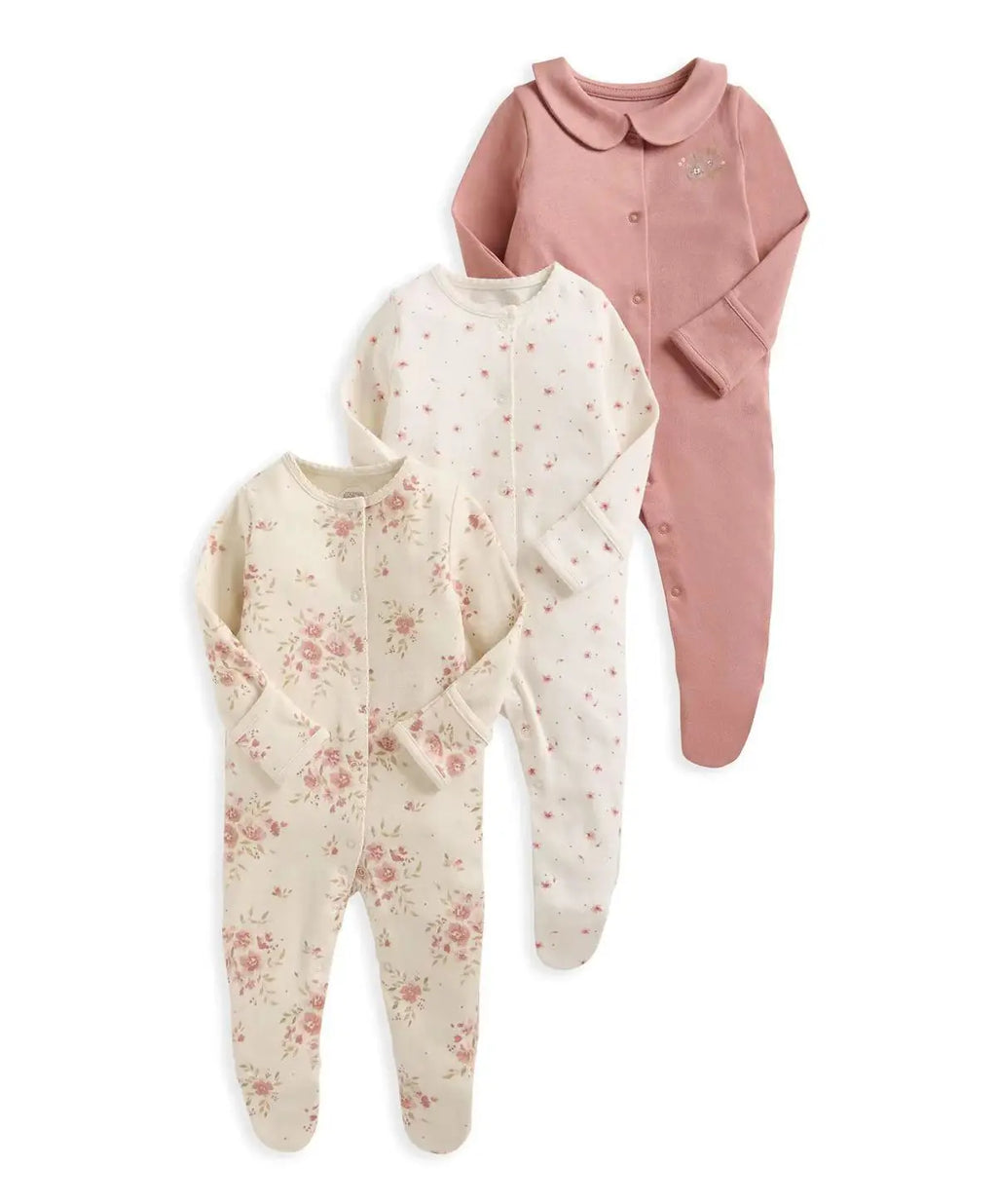 3pcs/Lot Cotton Soft Baby Romper Jumpsuit for Boys Girls Footies Footed Long Sleeve Pajama Sleepsuit Outfit Infant Clothes Gifts