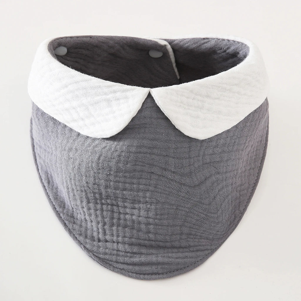 Baby Bibs Gauze Bibs 6 Layer Pure CottonRound 360 Degree Rotation Saliva Towel Infant Feeding Apron Newborn Stuff