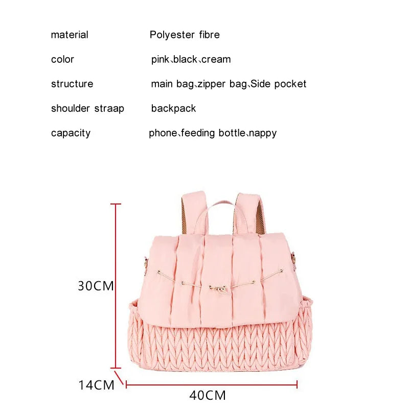 YIFAN Changing Bag Backpack, Multifunction Travel Back Pack Maternity Baby Changing Bags, Waterproof and Stylish