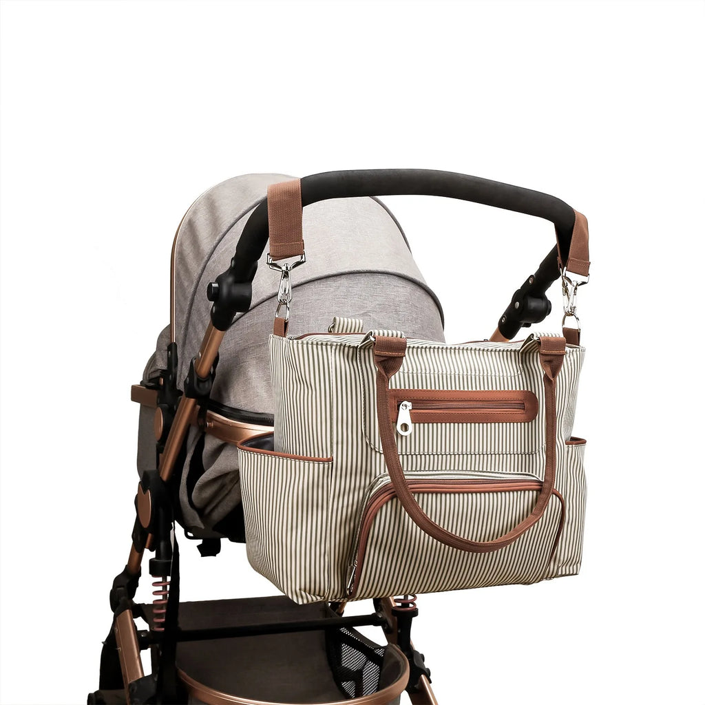 Women Shoulder Bag Travel 7 Pcs/Set Baby Changing Bags Go Out Large Capacity Newborn Nappy  Bag with Changing Pad Multi-functional