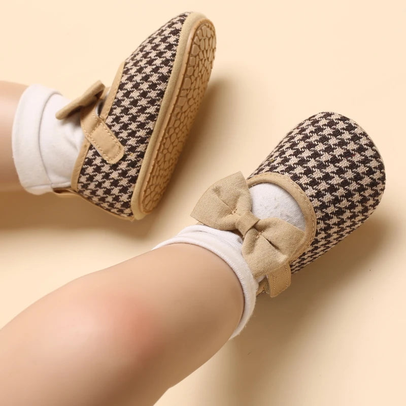 Pink Baby Girls First Step Shoes Baby Moccasins Soft Bottom Rubber Non-slip Toddler First Walkers Baby Booties Girls