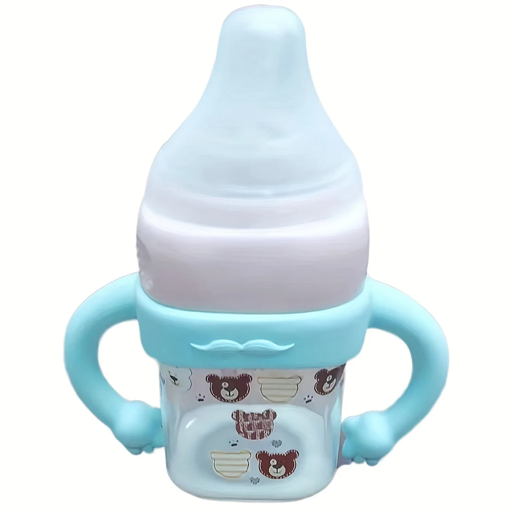Little-hand Silicone Universal Baby Bottle Handle Sleeve, Multi-functional Soft Handle for Most Normal Neck Bottles