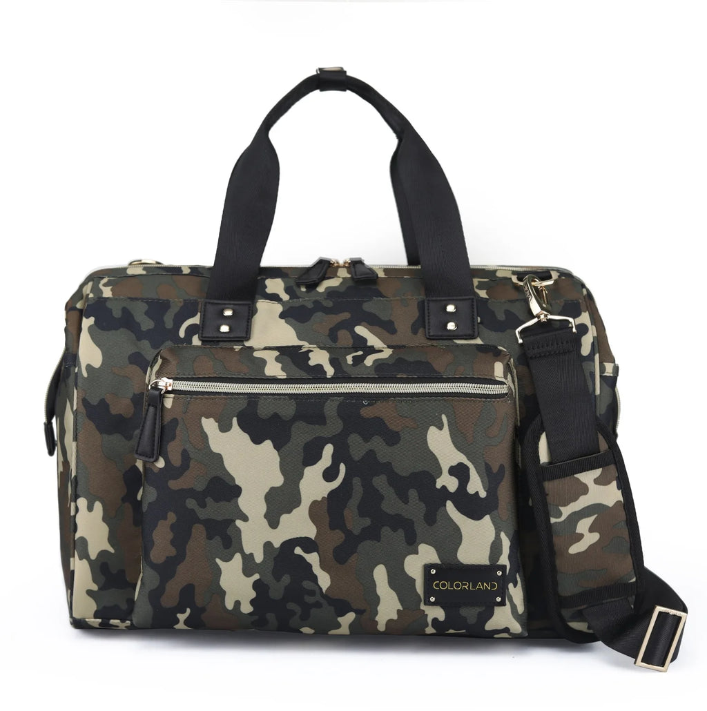 Colorland Stylish Large Multi-function Waterproof Messenger Tote Baby Diaper Bag Nappy Changing Bag+Changing Pad