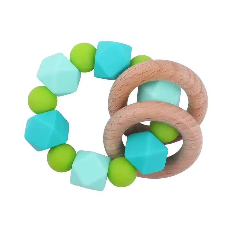 2ps Custom Baby Pacifier Clip Personalized Name Silicone Letter Dummy Holder Nipples Chains Infant Feeding Bracelet Teething Toy