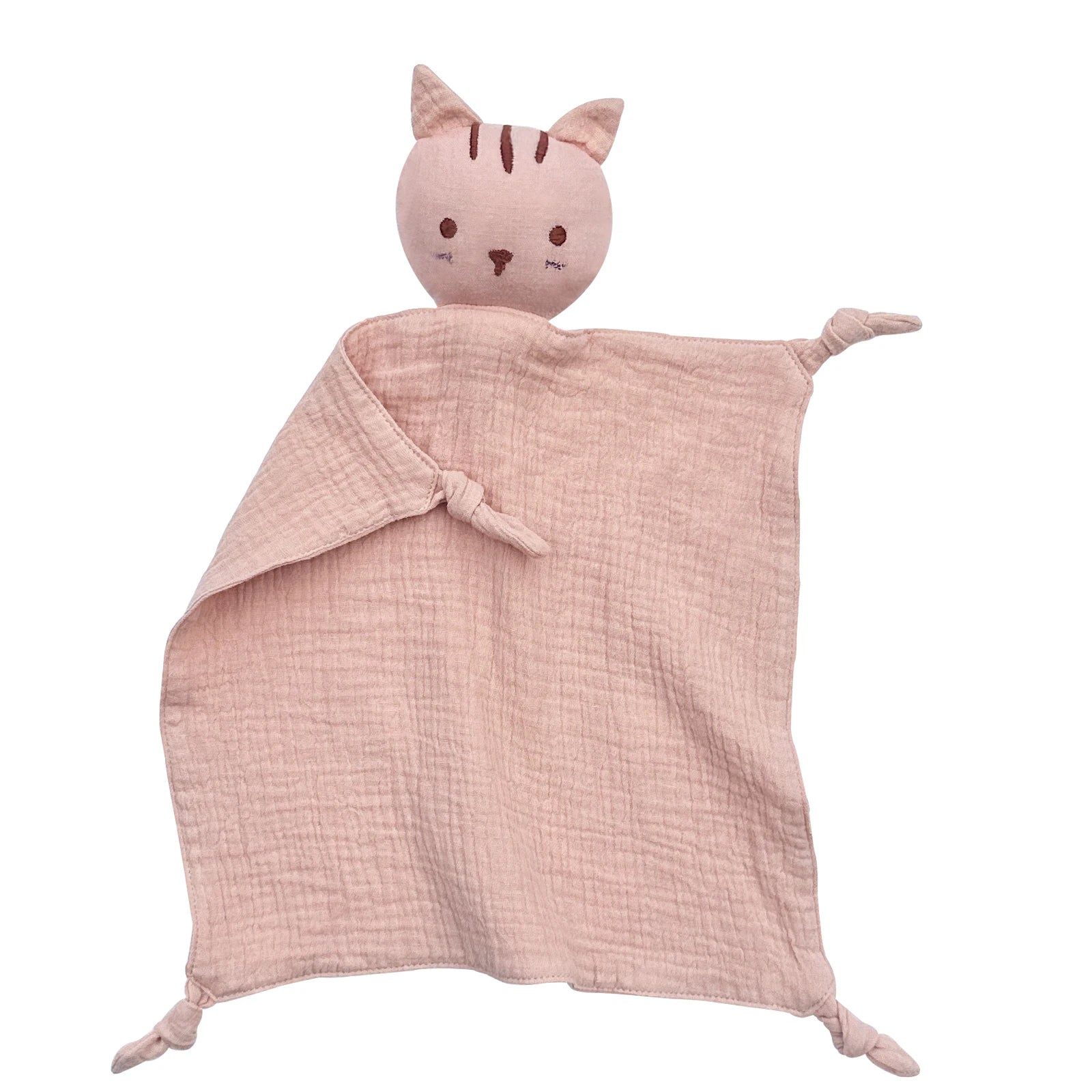 Muslin Baby Comfort Towel Cotton Comforter Blanket Soft Newborn Sleeping Dolls Kids Fashion Sleep Toy Soothe Appease Towel Bibs