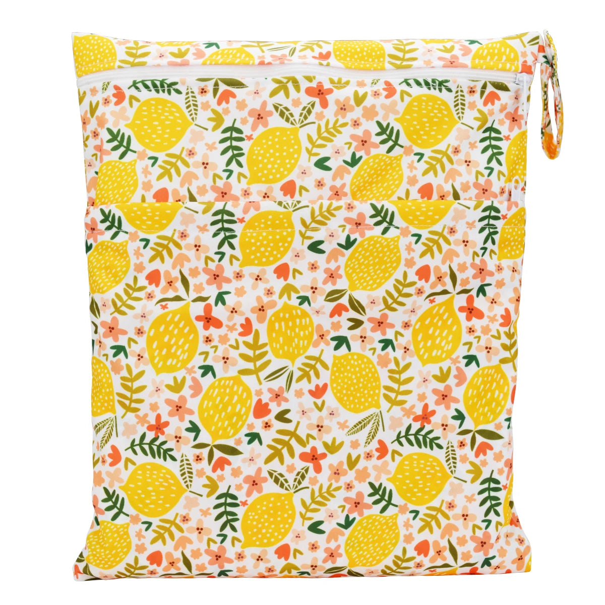 Wet Dry Bag With Two Zippered For Baby Diapers Nappies Waterproof Reusable 36cmx29cm