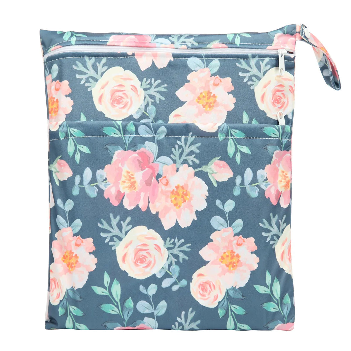 Wet Dry Bag With Two Zippered For Baby Diapers Nappies Waterproof Reusable 36cmx29cm