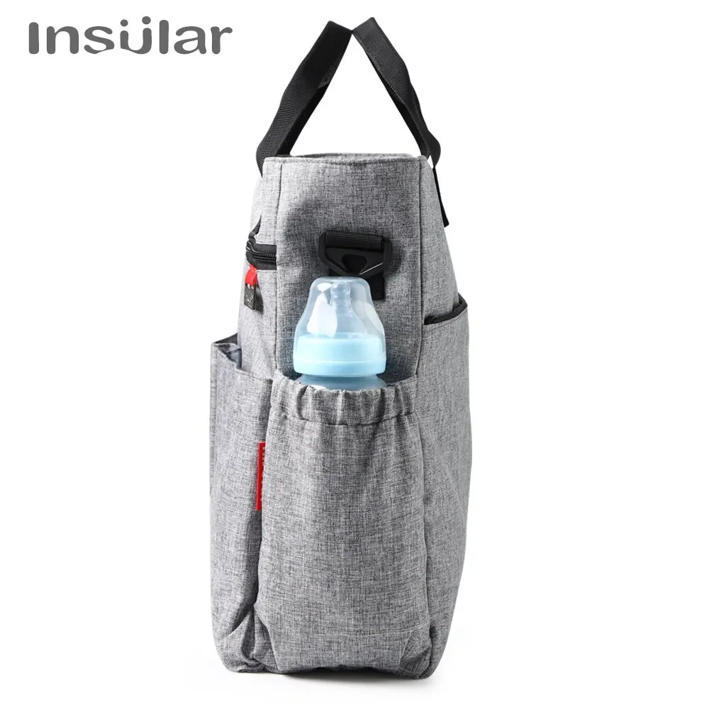 Fashion Baby Diaper Tote Bag Multifunctional Mommy Nappy Changing Bags Waterproof Mummy Stroller Bag