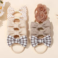 10Pcs/Lot Sweet Hair Band for Baby Girls Hair Ties Bows Elastic Rubber Band Flower Small Ball Scrunchies Kids Hair Accessories