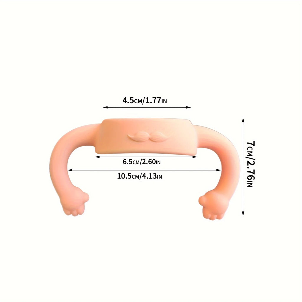 Little-hand Silicone Universal Baby Bottle Handle Sleeve, Multi-functional Soft Handle for Most Normal Neck Bottles