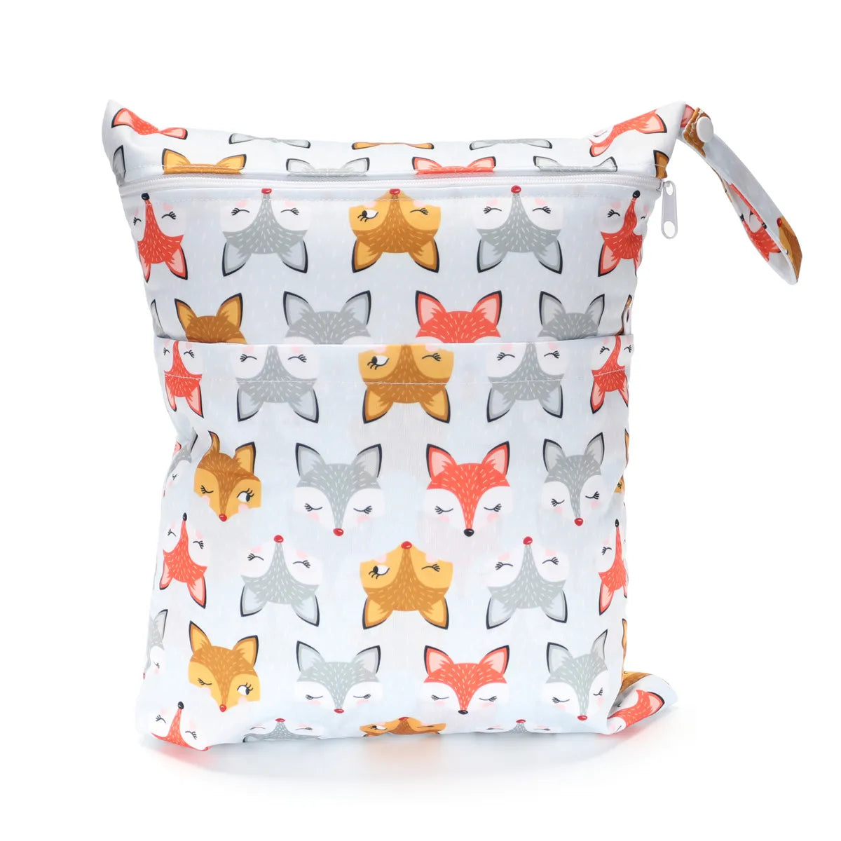 Wet Dry Bag With Two Zippered For Baby Diapers Nappies Waterproof Reusable 36cmx29cm
