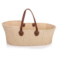 Cotton Rope Handmade Woven Baby Moses Basket with Handle